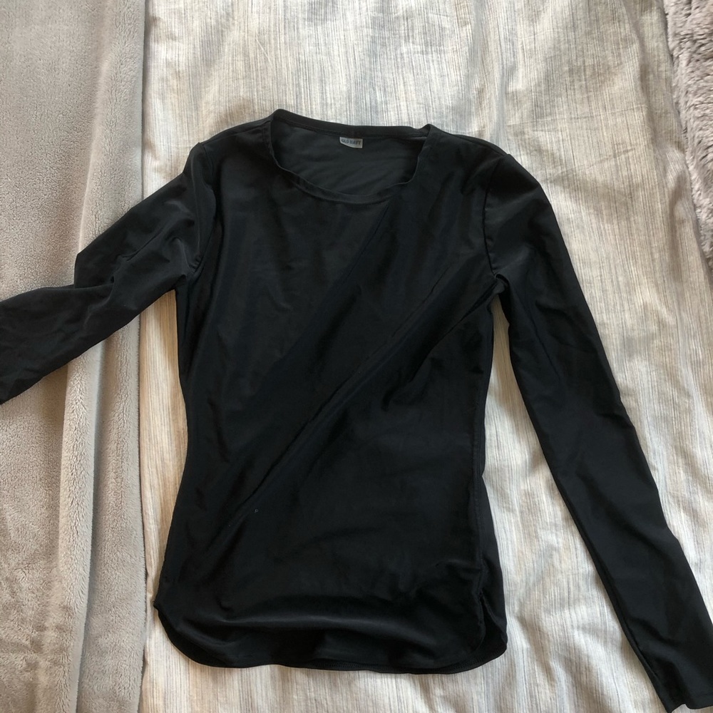 Old Navy Black Rash Guard
